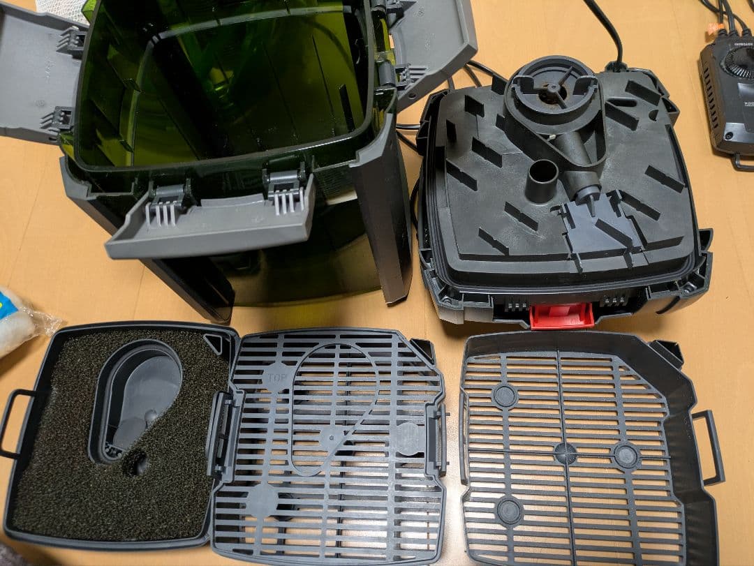 水槽と水槽棚セット EHEIMフィルター付き