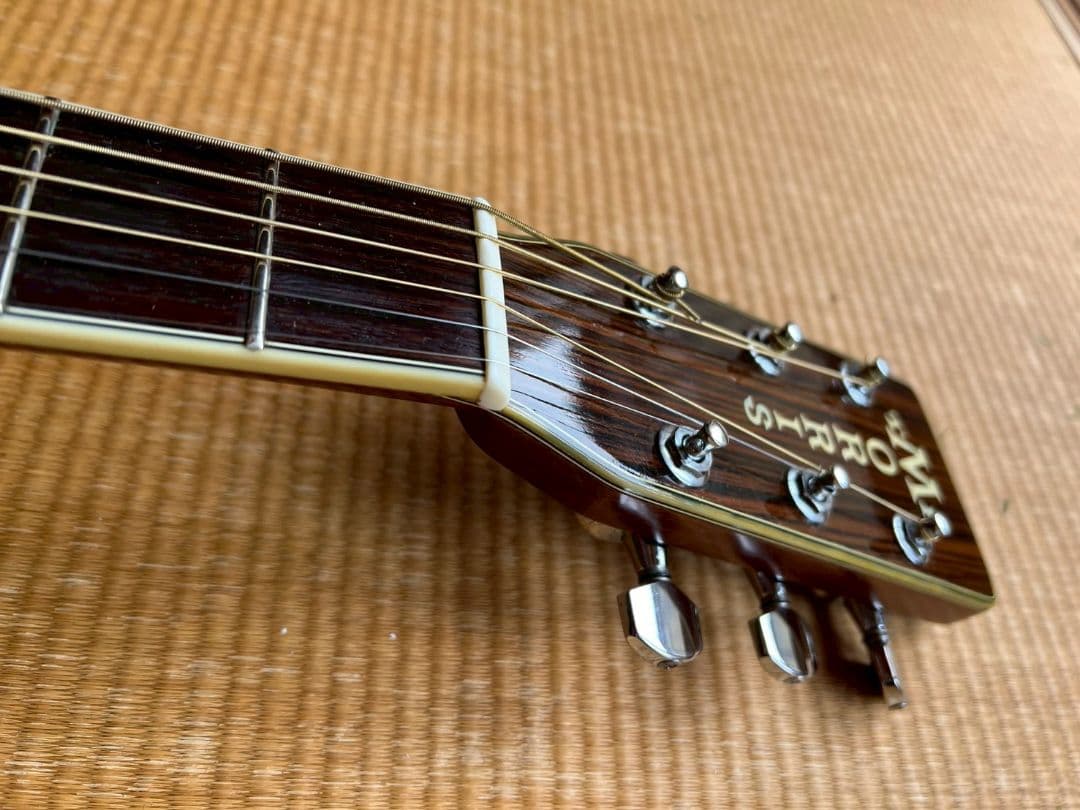 モーリスW-60 ハカランダ JAPANビンテージ　メンテ済　サドル、ナット牛骨