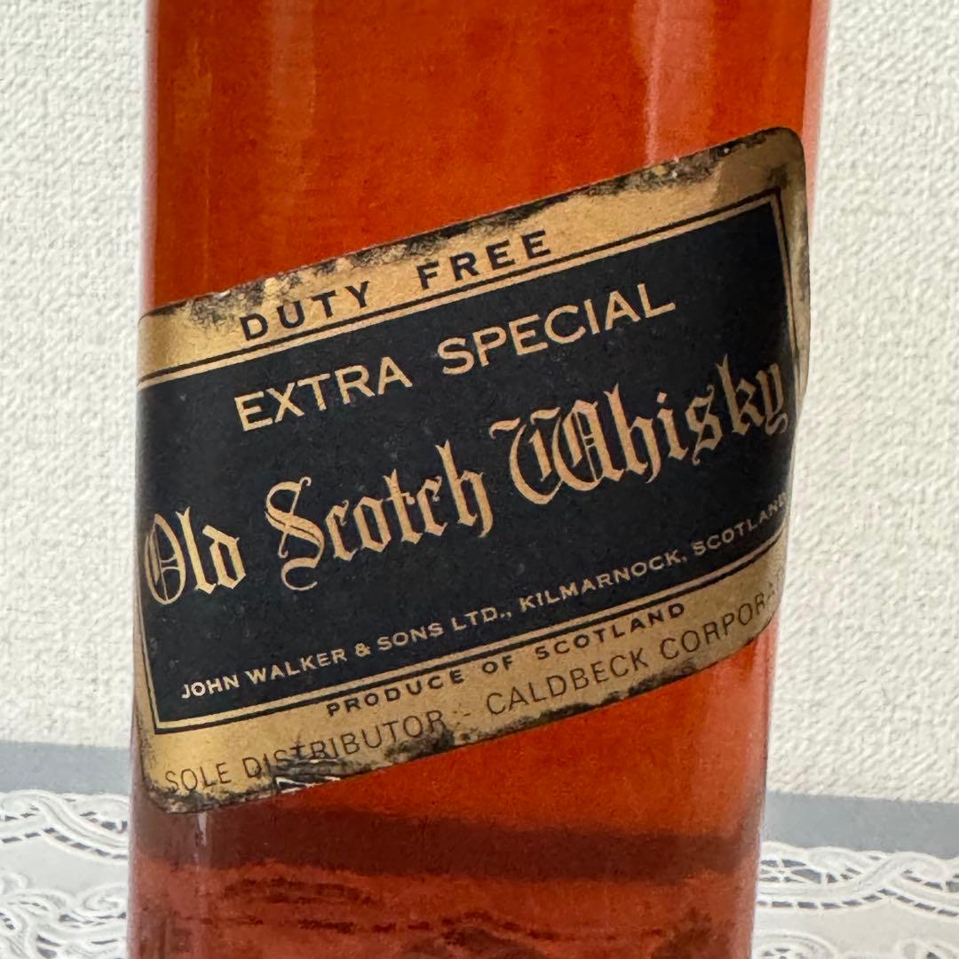 古酒1970年代【1000ml 】ジョニーウォーカーBLACK LABEL白紋章