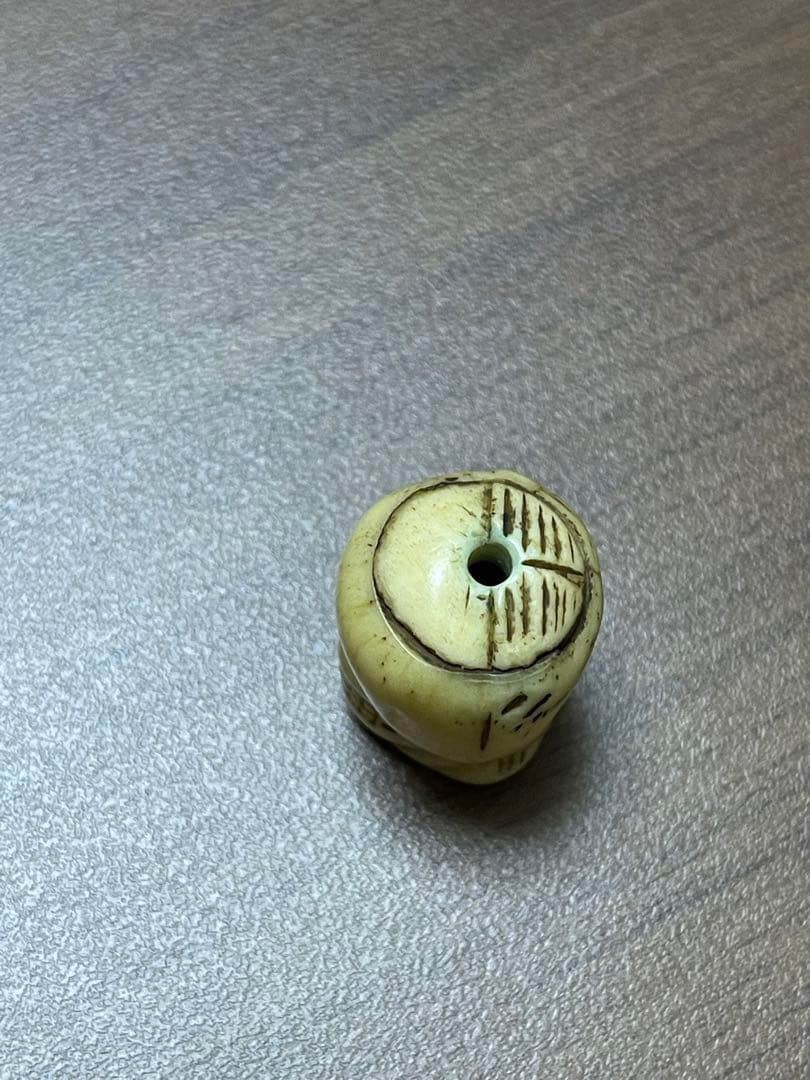 アンティーク メメント・モリ　キリスト　スケルトン　ロザリービーズ　骨　レア