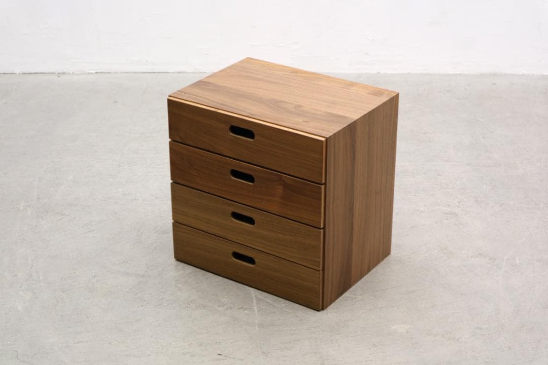 2個セット MUJI 無印良品 スタッキングチェスト 4杯 ウォールナット