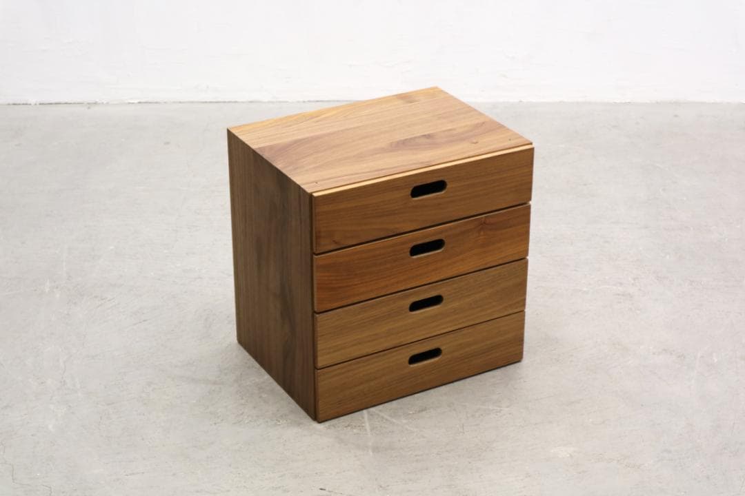 2個セット MUJI 無印良品 スタッキングチェスト 4杯 ウォールナット