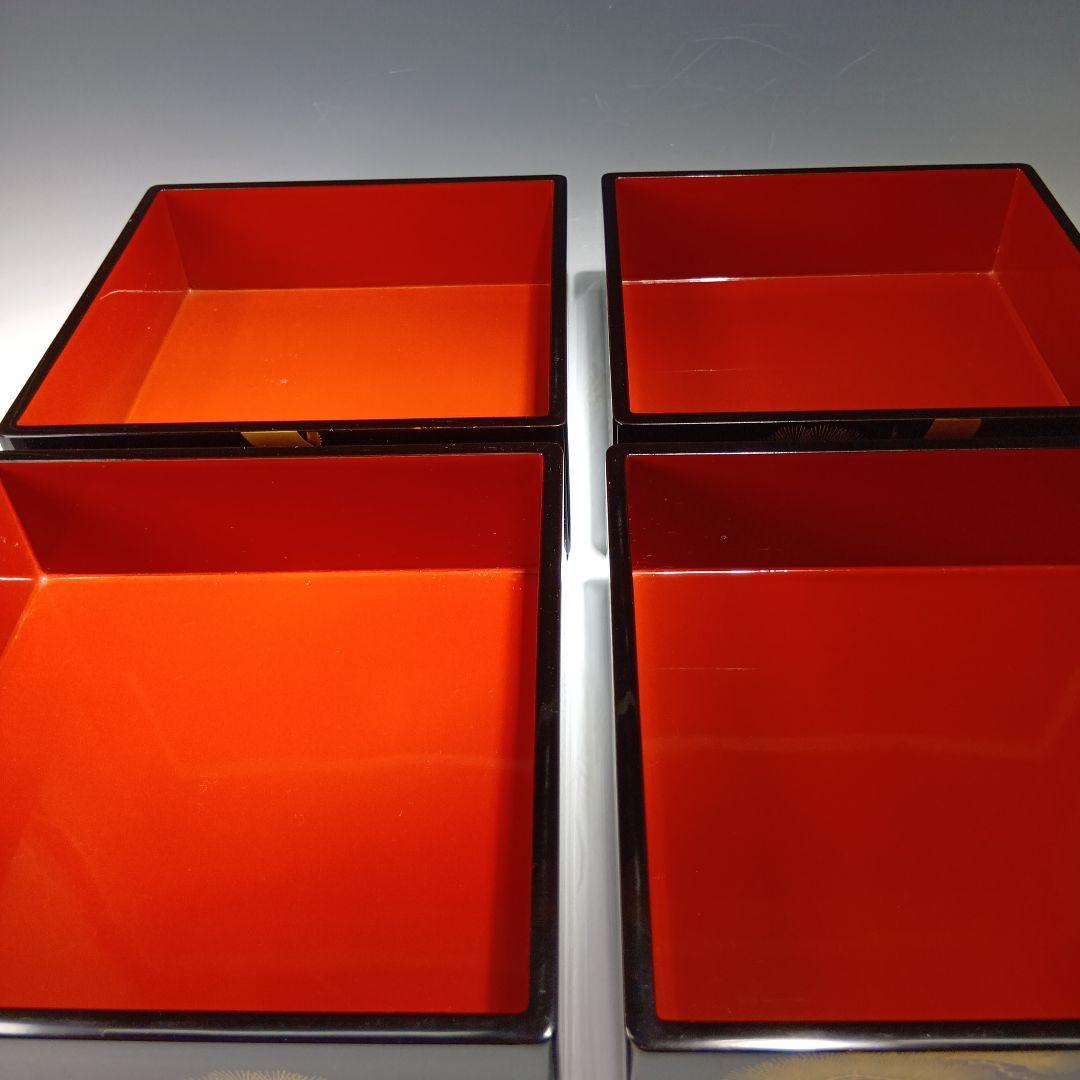 値下げ！輪島塗　松竹梅蒔絵小重箱　共箱