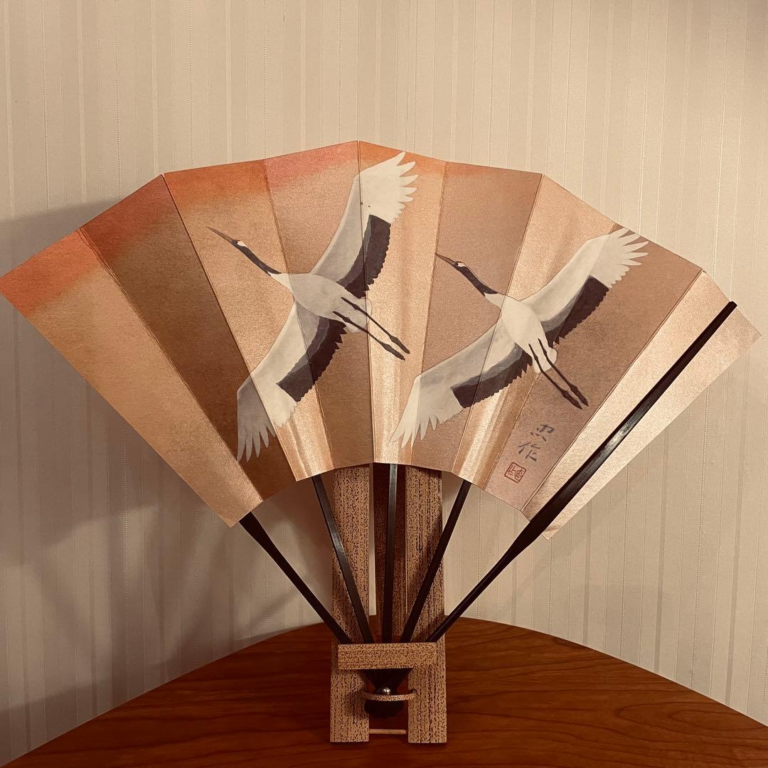 早い者勝ち‼️ ✨文化勲章受章✨三越 寿扇 朝暉翔鶴 (大山忠作 筆)