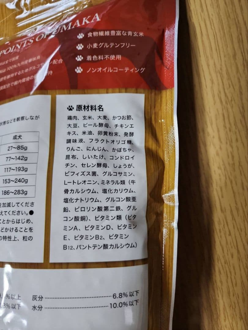 【yuuᵕ̈*ページ】うまか プレミアムドライフード 1.5kg×2