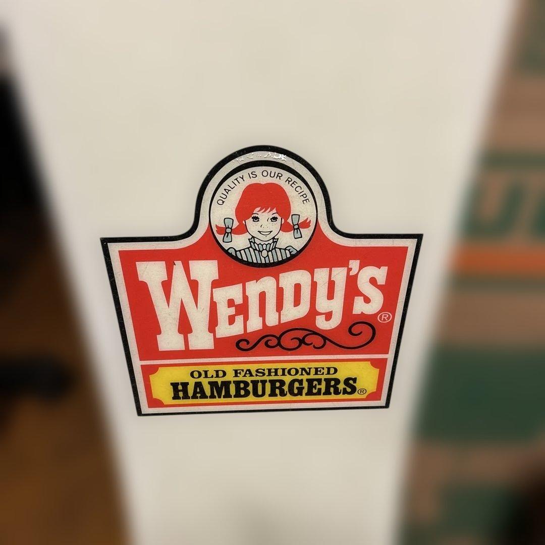 Wendy's アンティーク雑貨 ハンバーガーロゴ