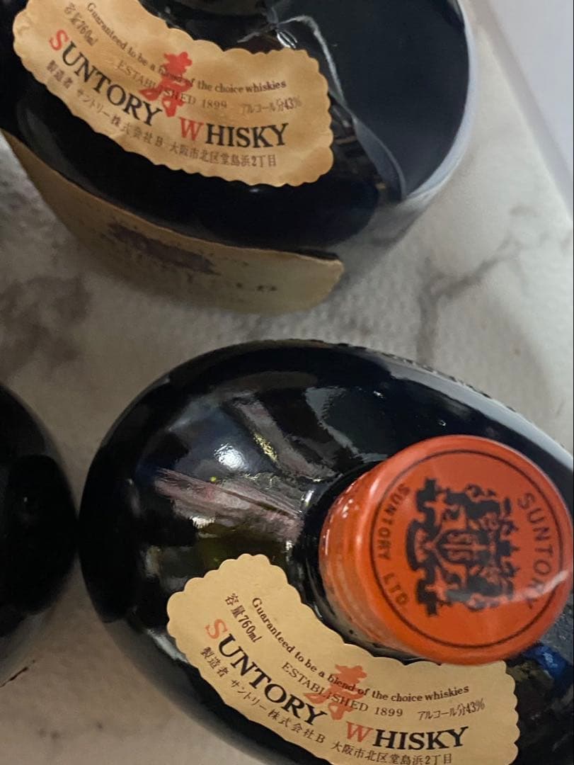 希少⭐️サントリー オールド ウイスキー 特級　5本セット　古酒　当時物・堂島通