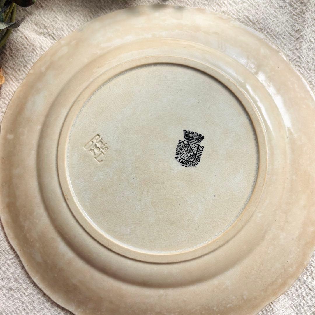 【ディゴワン&サルグミンヌ】風刺皿2枚セット フランス ブロカント ハロウィン