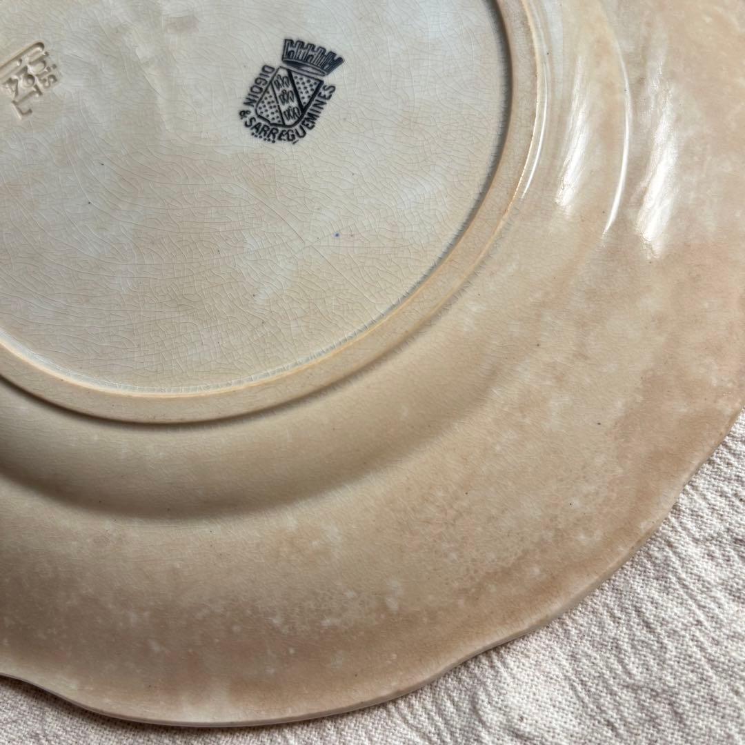 【ディゴワン&サルグミンヌ】風刺皿2枚セット フランス ブロカント ハロウィン