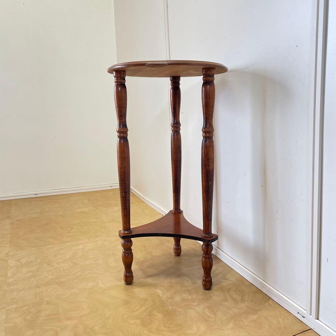 象嵌 サイドテーブル 花台 コンソール 飾り台 イタリア アンティーク調