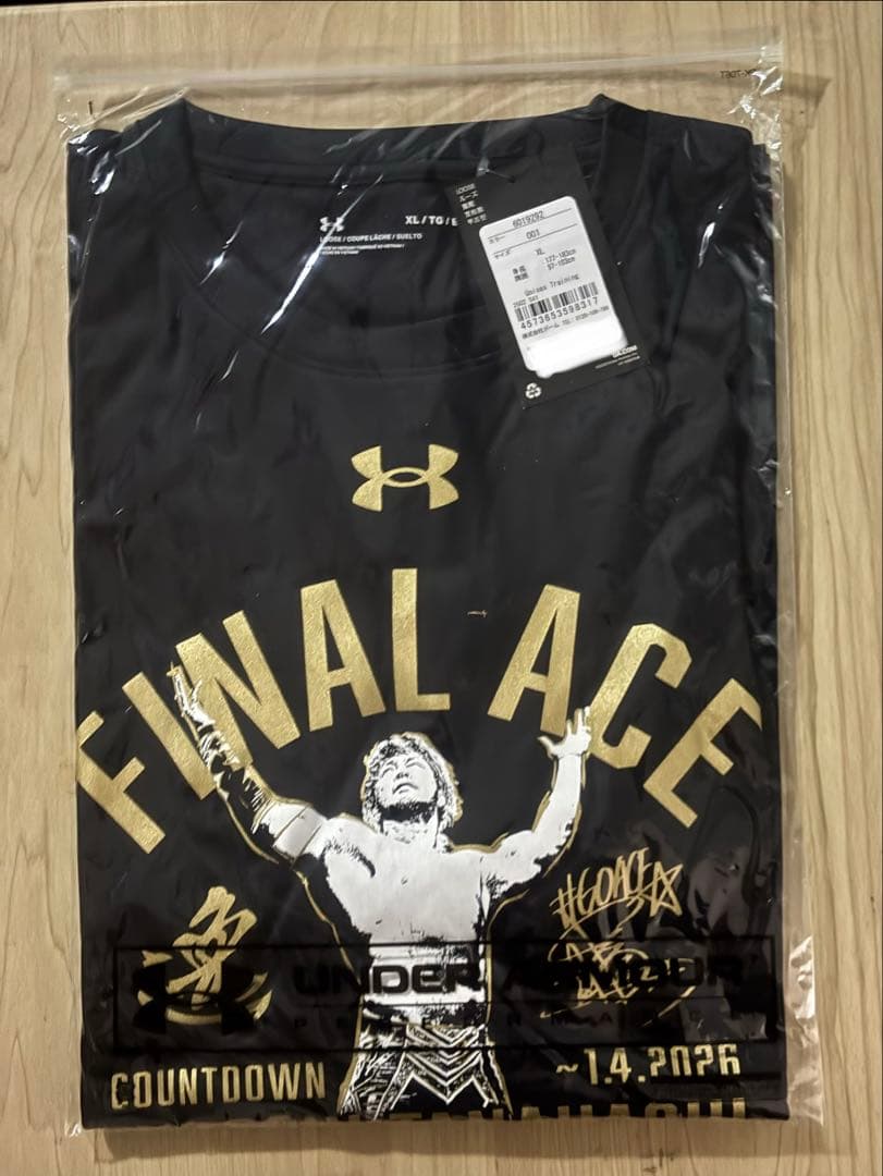 アンダーアーマー 棚橋弘至 FINAL ACE GRAPHIC Tシャツ