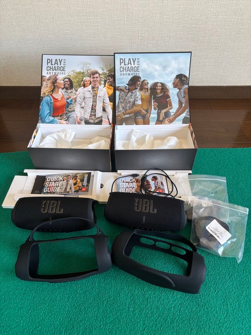 JBL Charge 5 Wi-Fi ワイヤレススピーカー　ブラック 2セット