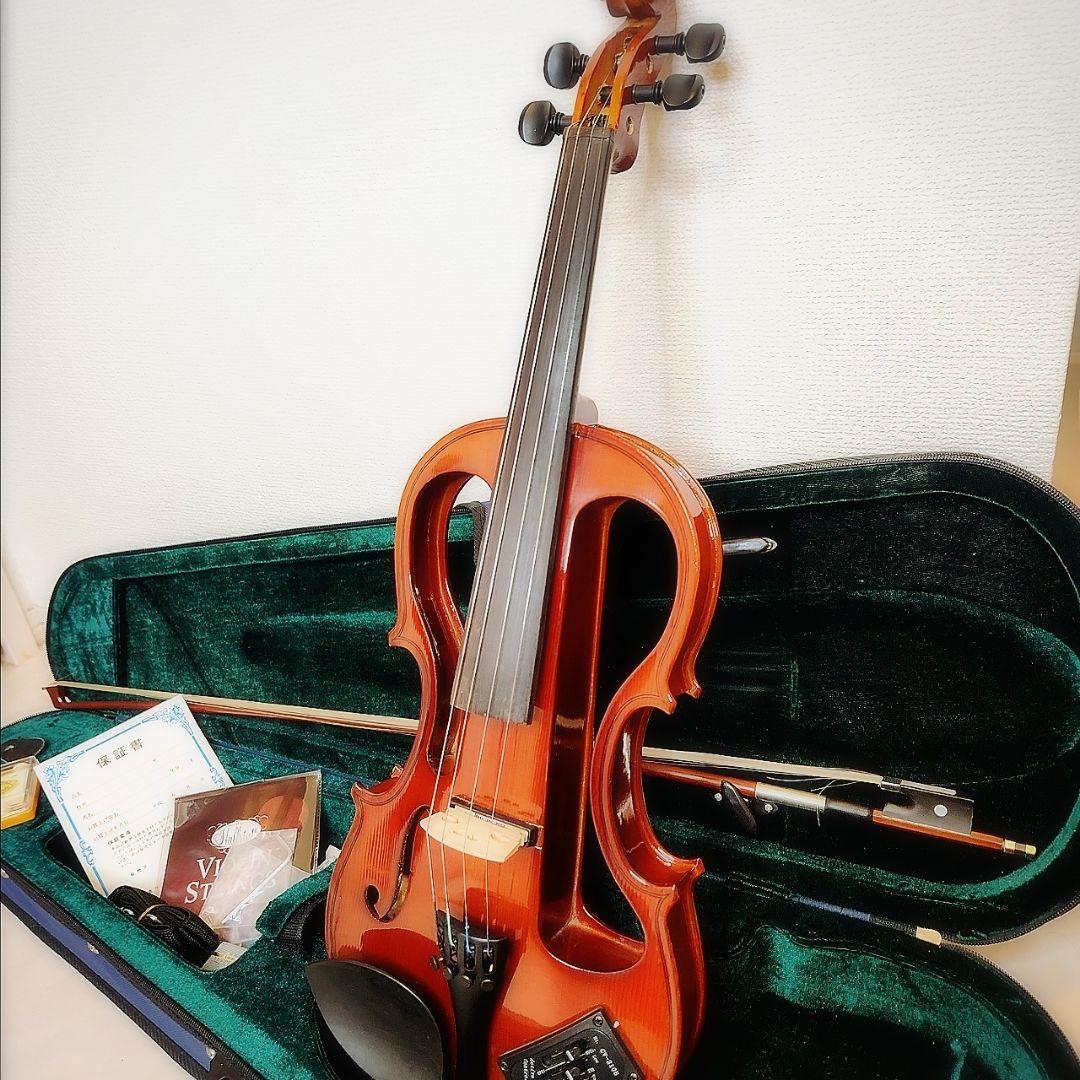 【美品】ハルシュタット エレキバイオリン CV-210E 4/4 付属品あり