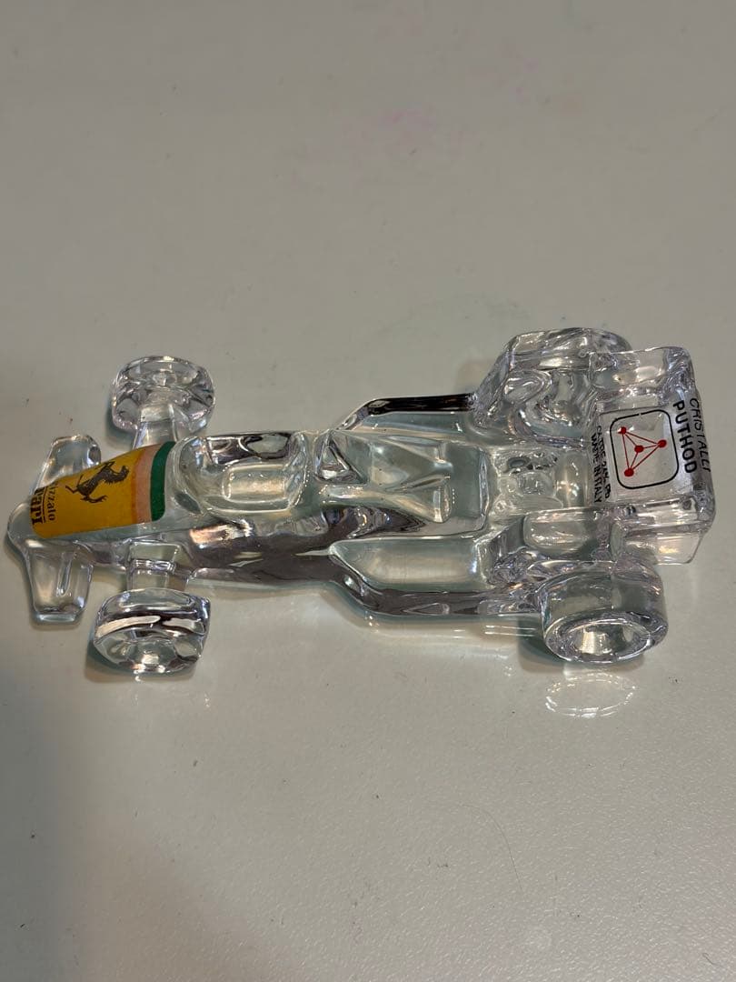 フェラーリF1レースカークリスタルガラス彫刻