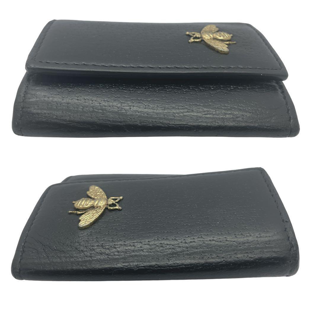 【美品】グッチ　6連 キーケース アニマリエ ビー　蜂　 ブラック