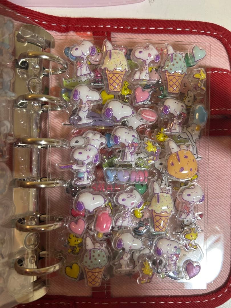 シール帳 完成系 ボンボンドロップシール ウォーターinシール おはじきシール