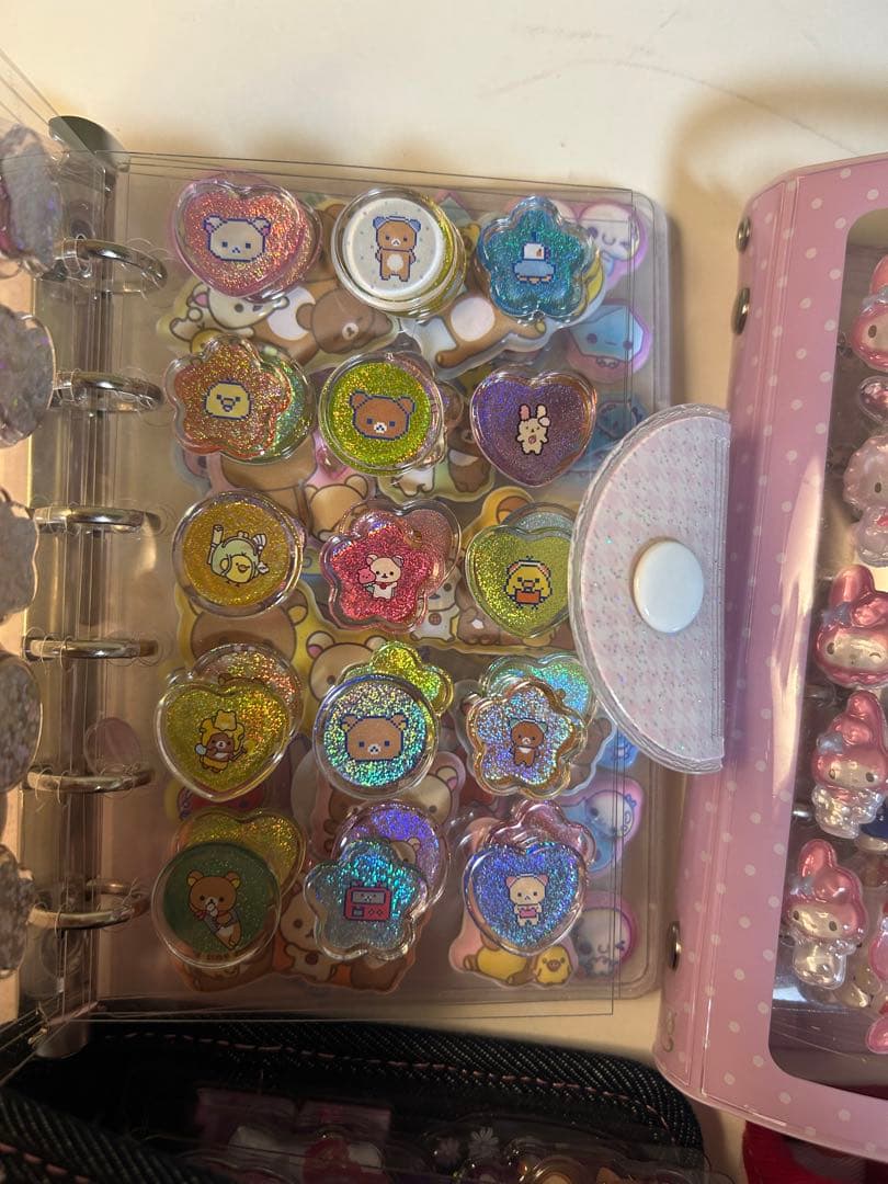 シール帳 完成系 ボンボンドロップシール ウォーターinシール おはじきシール