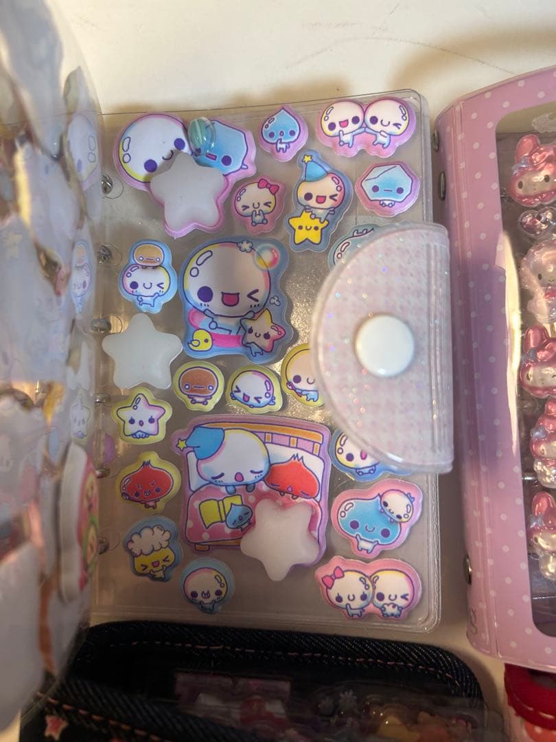 シール帳 完成系 ボンボンドロップシール ウォーターinシール おはじきシール