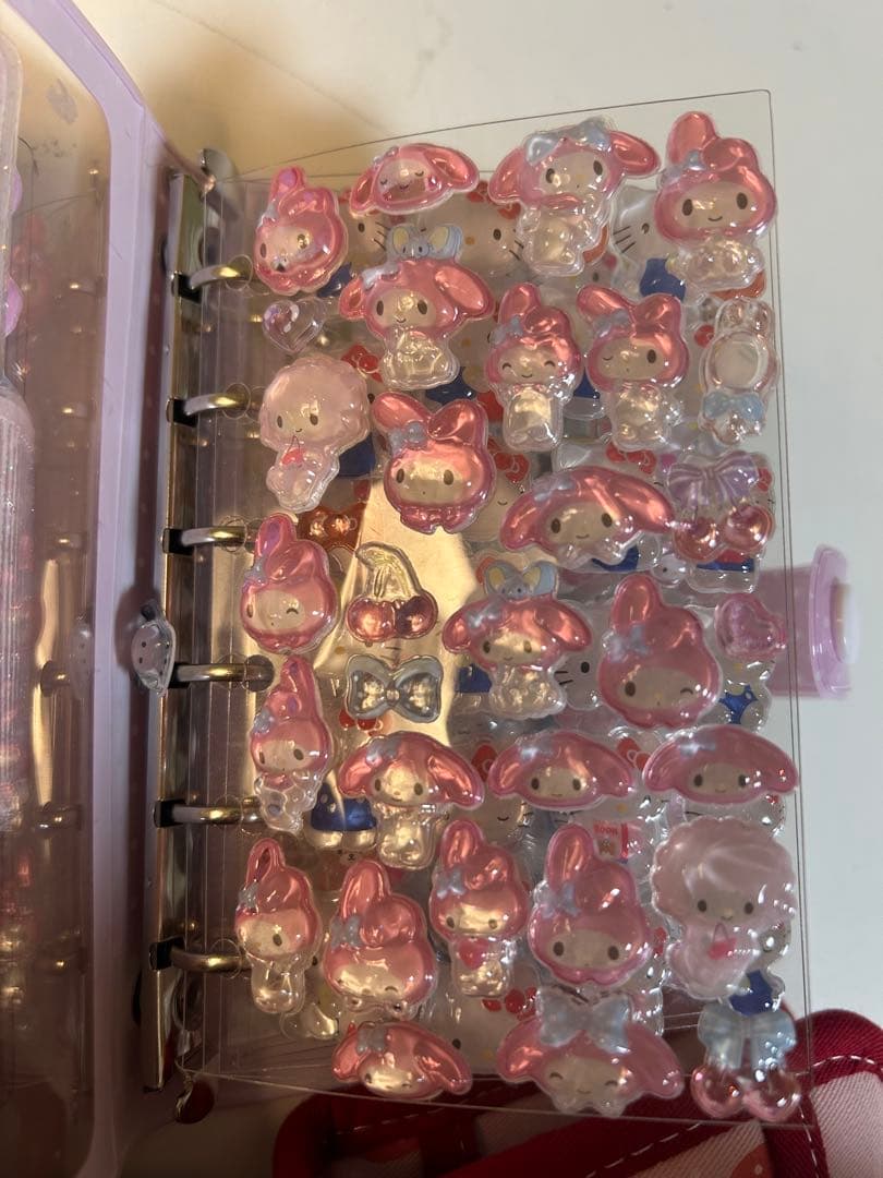 シール帳 完成系 ボンボンドロップシール ウォーターinシール おはじきシール