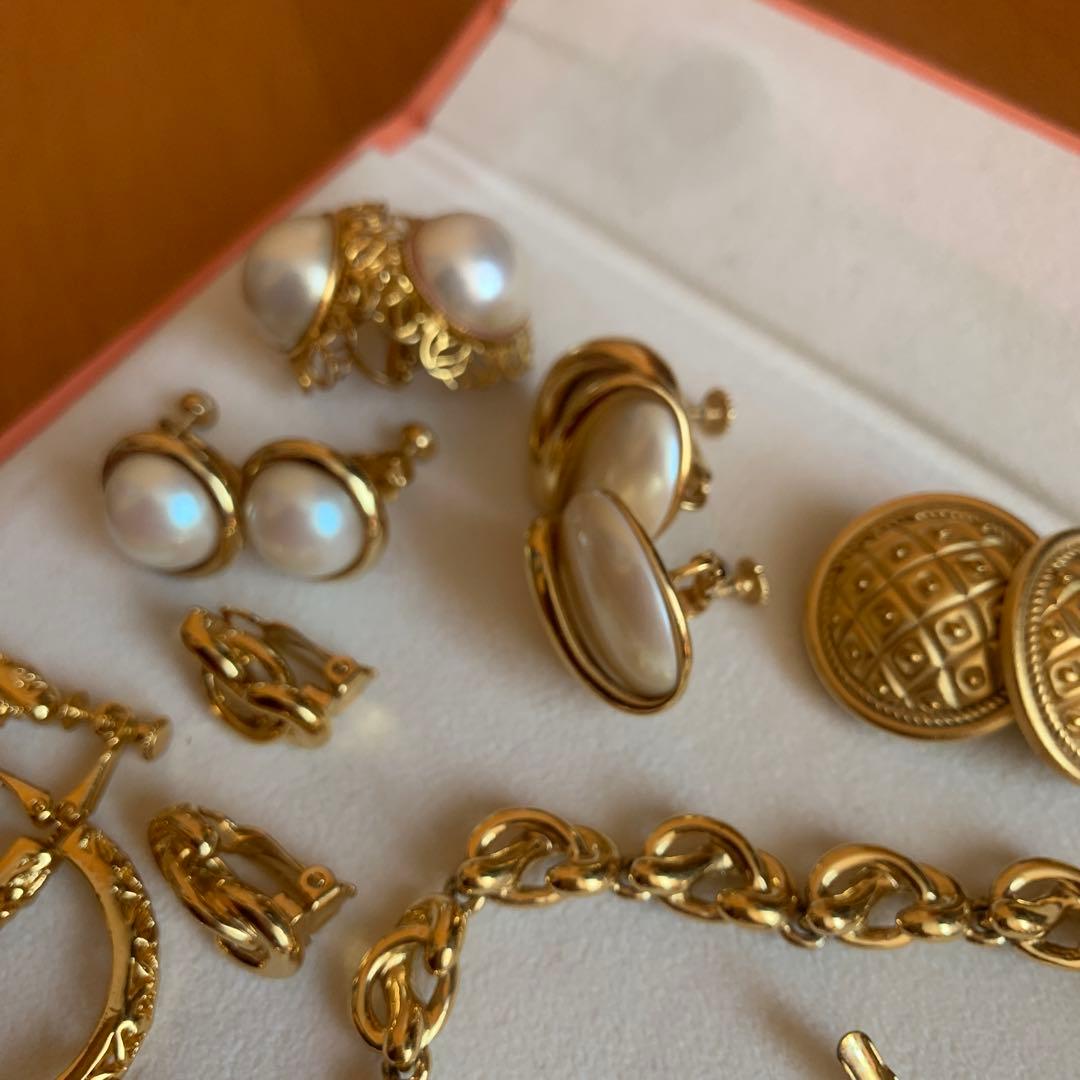 ゴールドジュエリーセット 9点入り