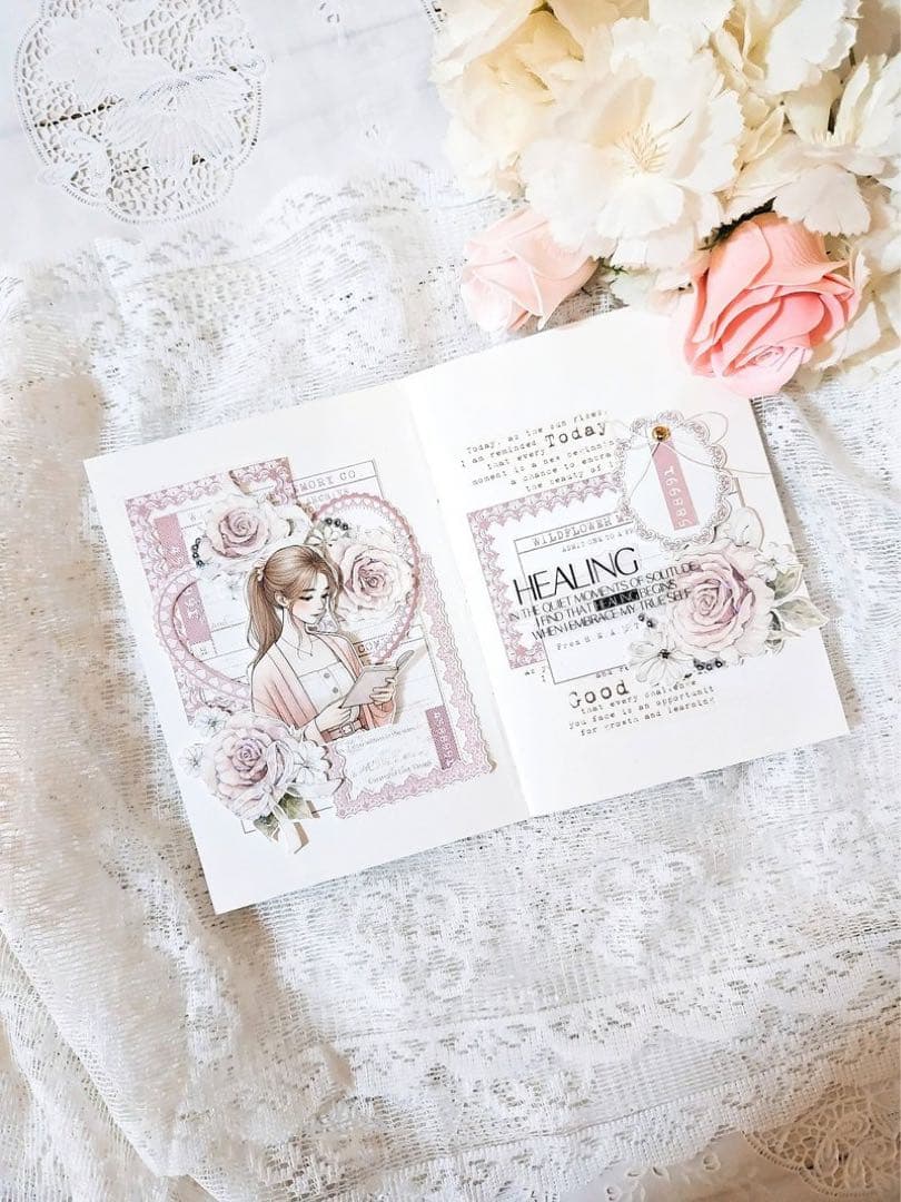 コラージュ素材　紙もの　素材紙　【2486】