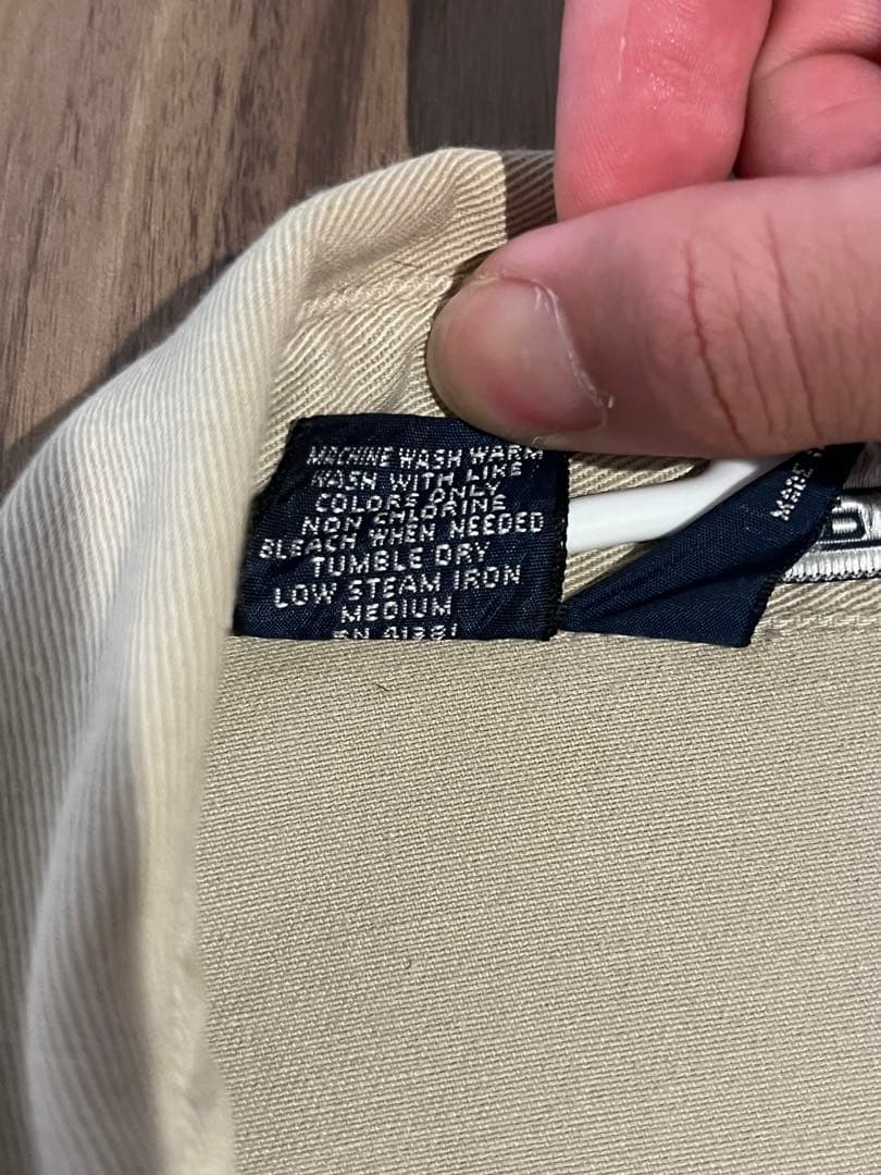ラルフローレン 90s スイングトップ コットン素材 裏地チェック