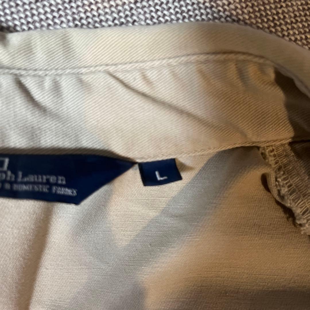ラルフローレン 90s スイングトップ コットン素材 裏地チェック