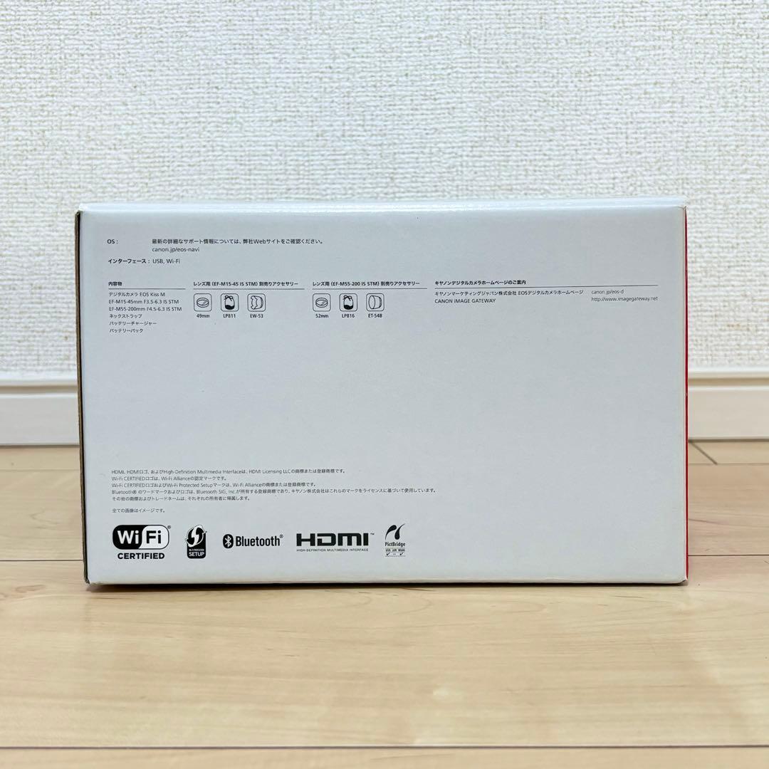 Canon EOS Kiss M ダブルレンズ　レンズ保護　クリーニングキット