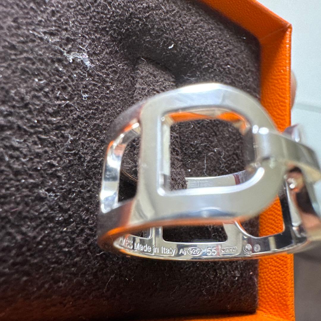 最終値下げ！エルメス　エヴァーシェーヌダンクルリング　55