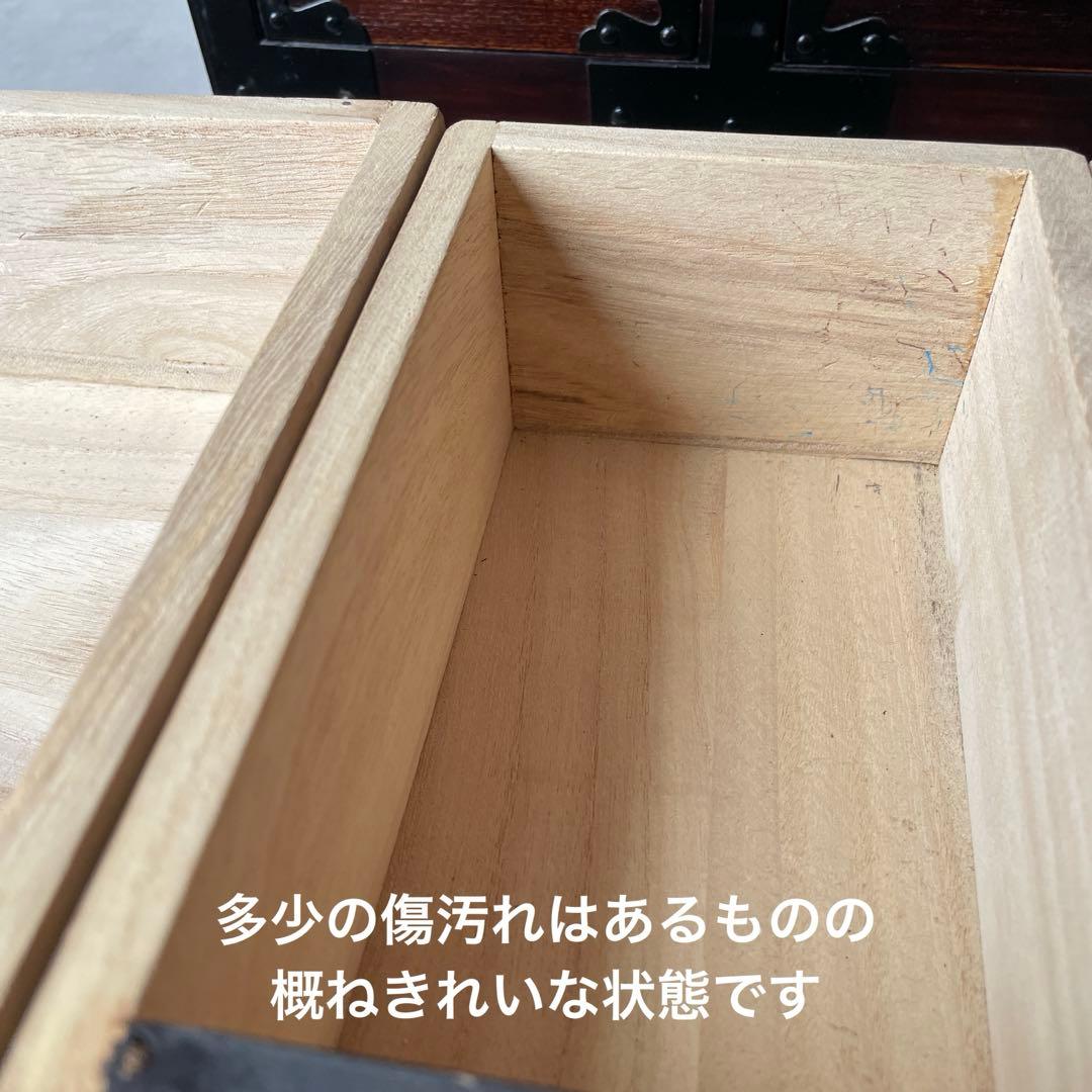 仙台箪笥　時代箪笥　和風家具　キャビネット　木製　レトロ　鍵つき