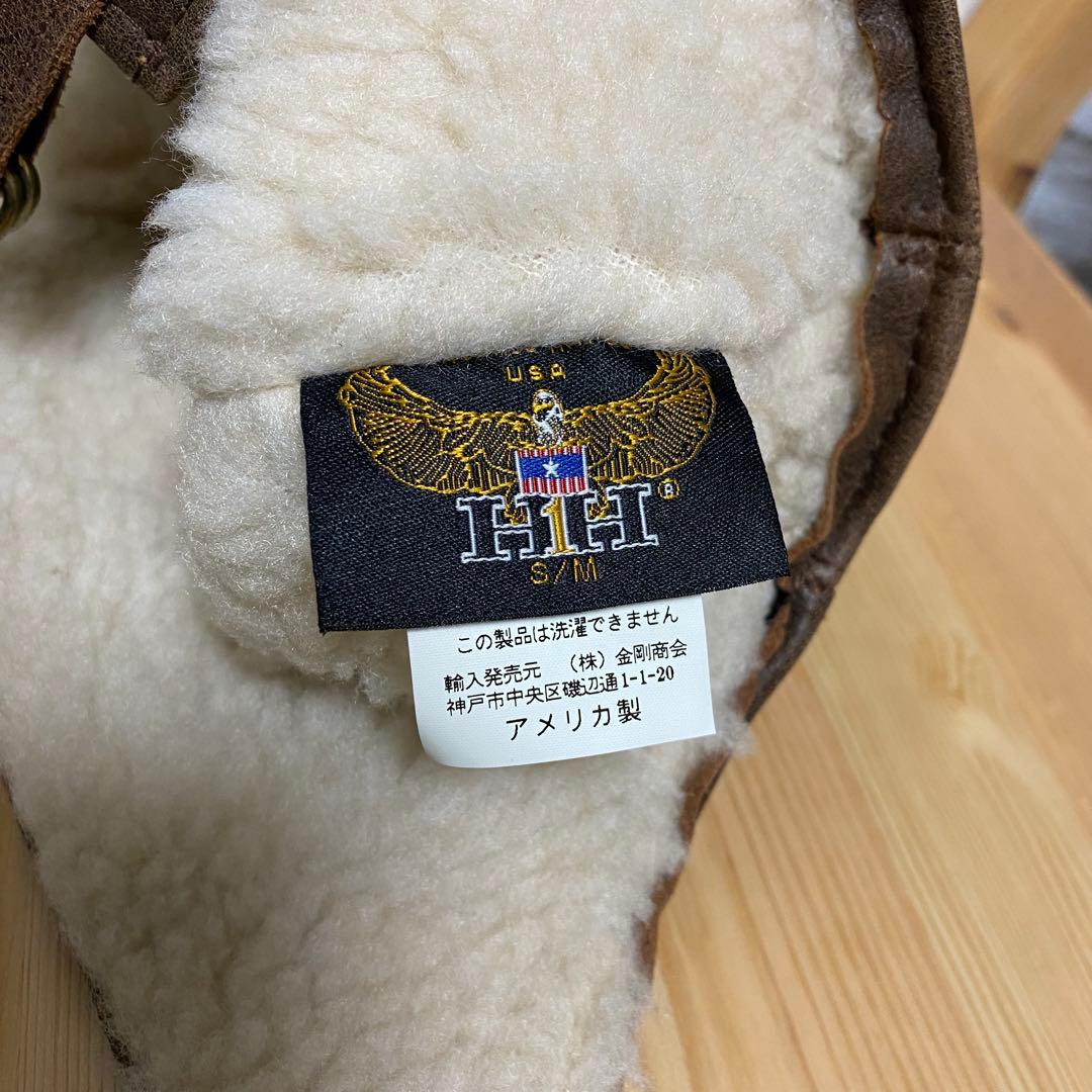 HENSCHEL パイロットキャップ sizeS/M アメリカ製 ムートン