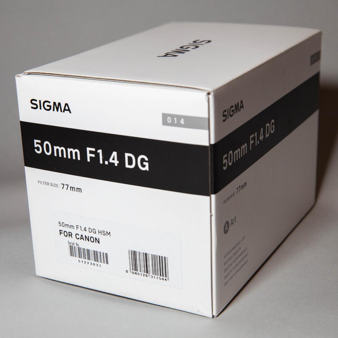 【新品】Sigma 50mm F1.4 DG HSM Art Canon 箱保証