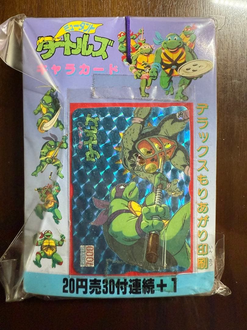 ミュータント　タートルズ　キャラカード　未開封