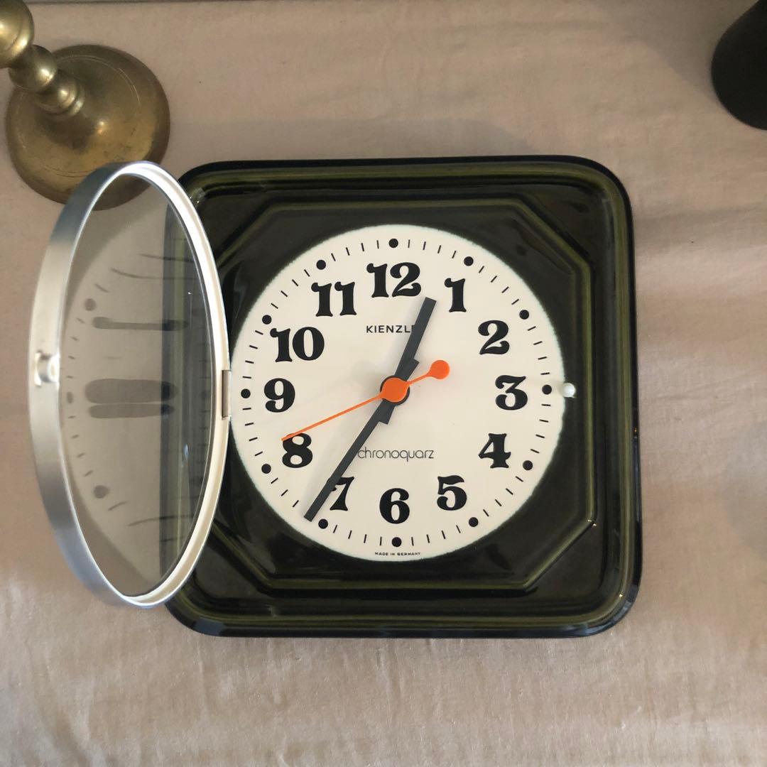 ドイツ　KIENZLE キエンツレ　陶器の掛け時計　アンティーク