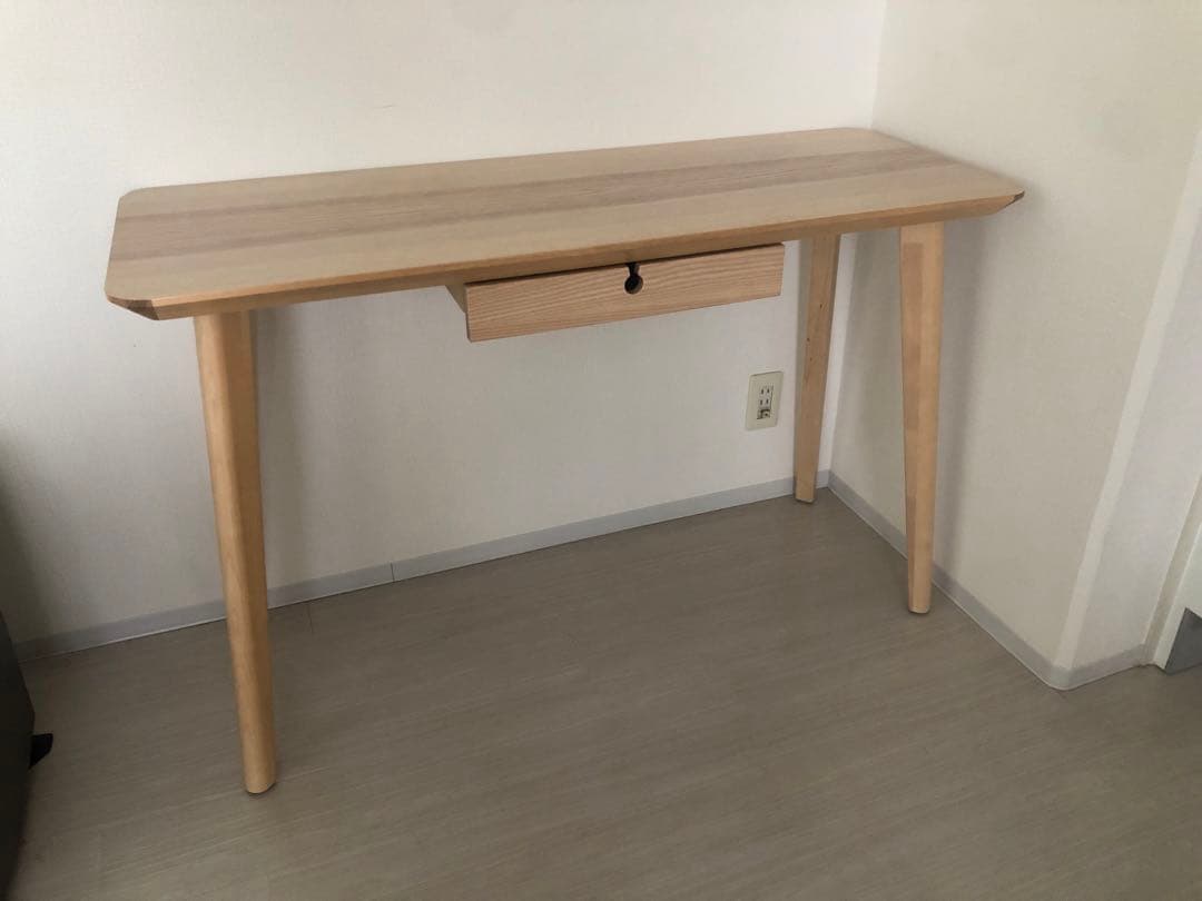 IKEA LISABO デスク 引き出し付き 118x45cm