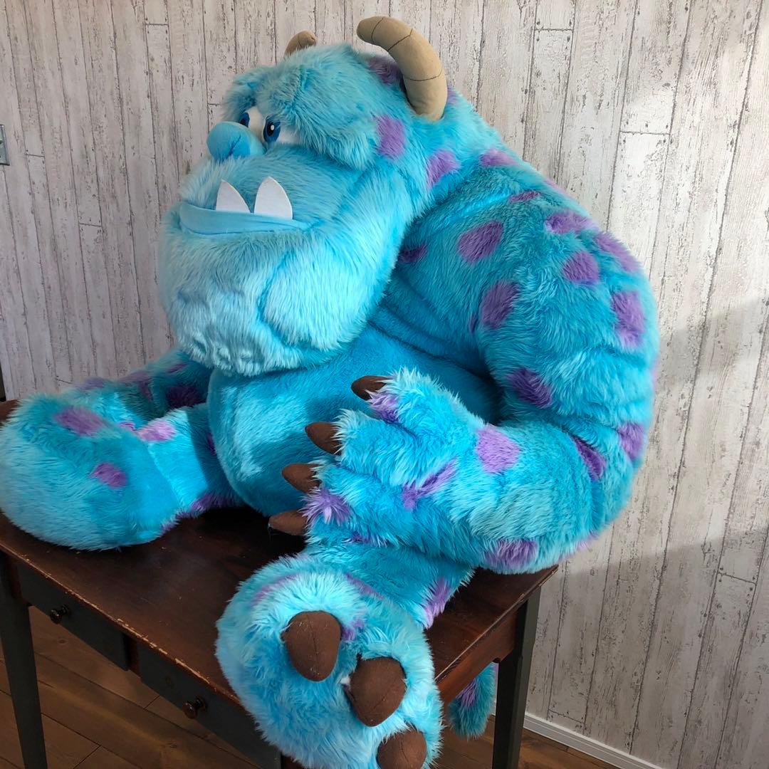 米国　ディズニーランド　モンスターズインク　サリー　特大ぬいぐるみ