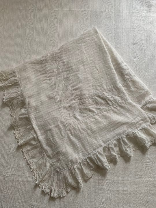 アンティーク　ベビー布団カバー