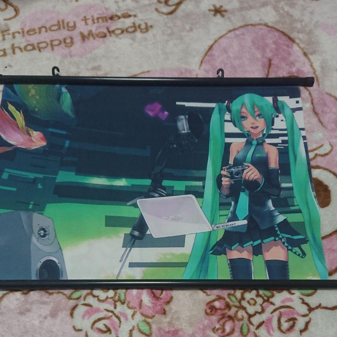 ゲームセンター限定非売品・新品・未使用:初音ミク「タペストリー」