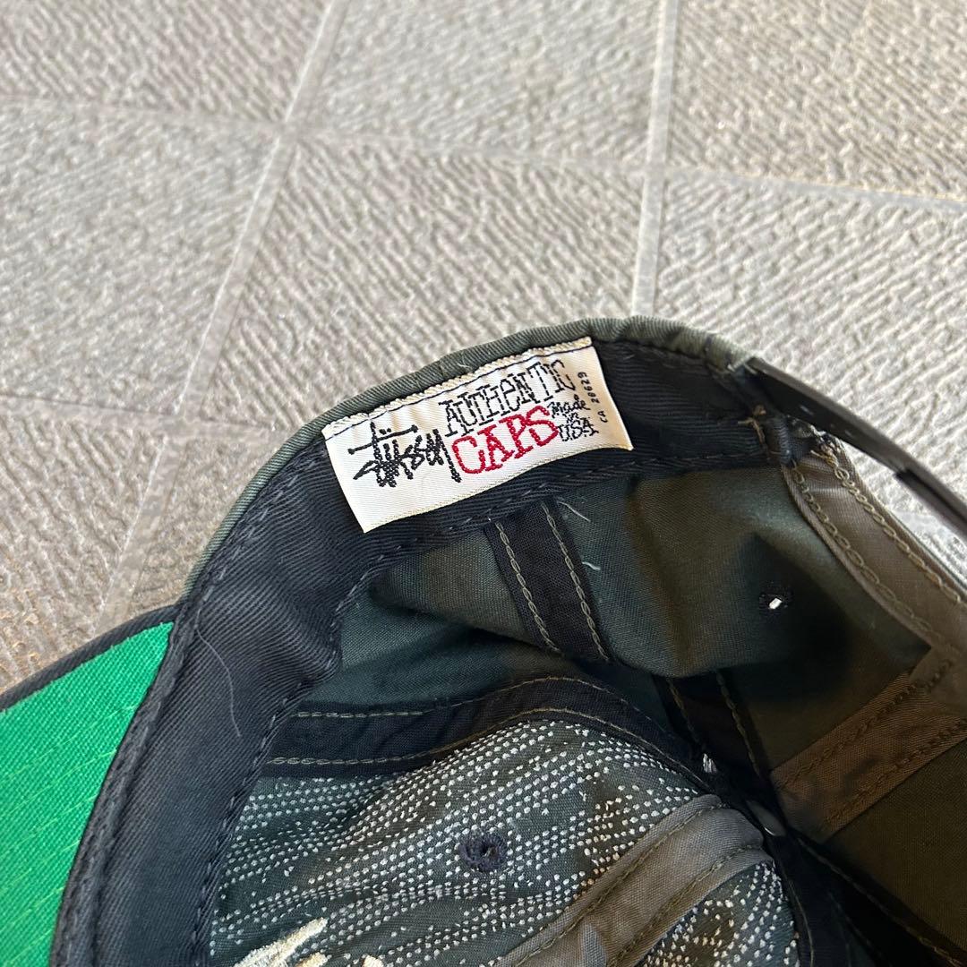 old stussy ツートンキャップ