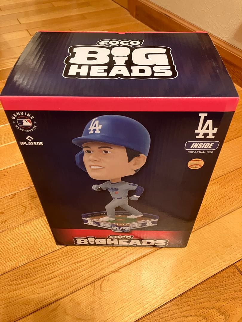大谷翔平　ビック　ボブルヘッド　50 50 達成　スタジアム　シリアルナンバー