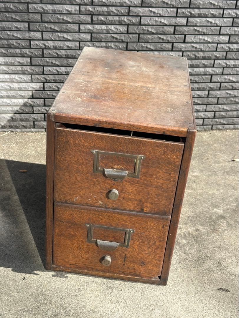 木製引き出し 昭和レトロ、ビンテージ