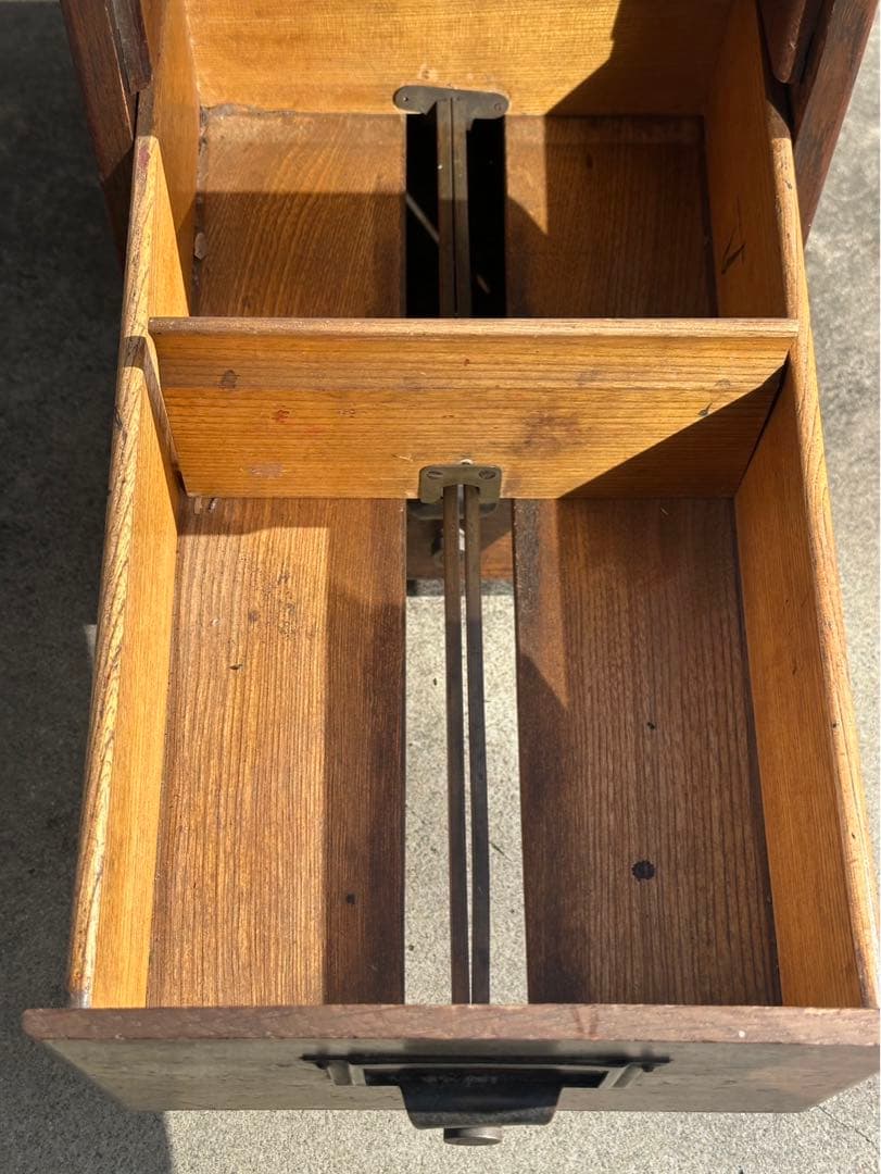 木製引き出し 昭和レトロ、ビンテージ