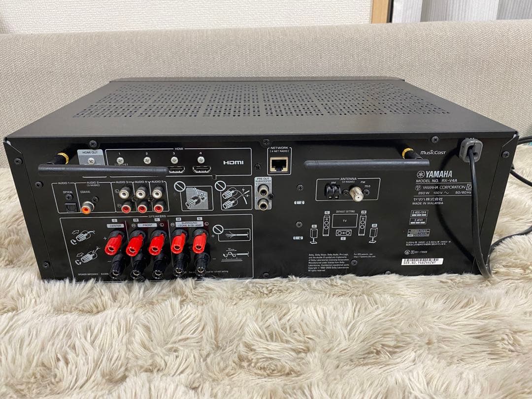 YAMAHA AVアンプ AVレシーバー　rx-v4a