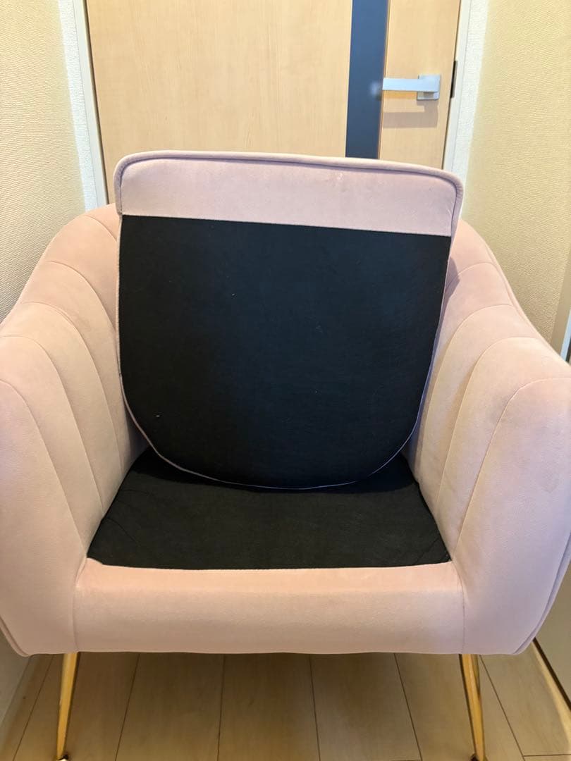 Altrobene ソファー 1人掛け ベルベット ソファ モダン 一人暮らし