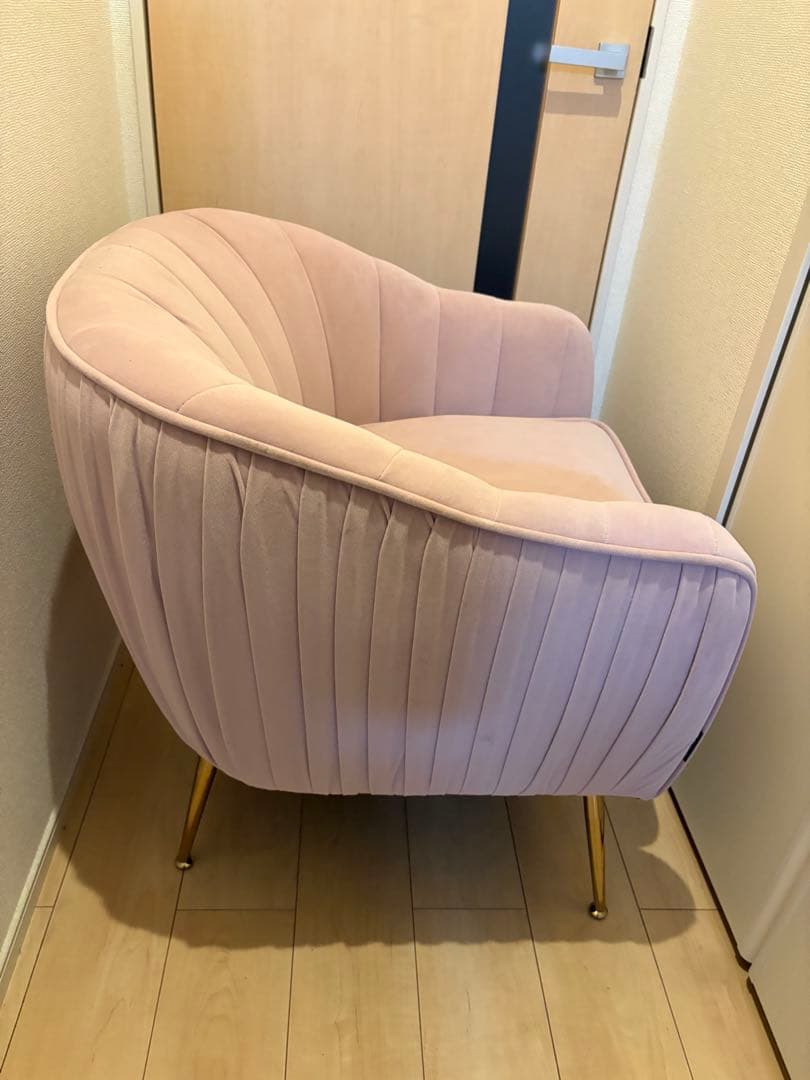 Altrobene ソファー 1人掛け ベルベット ソファ モダン 一人暮らし