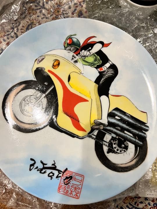 仮面ライダー　絵皿　セット