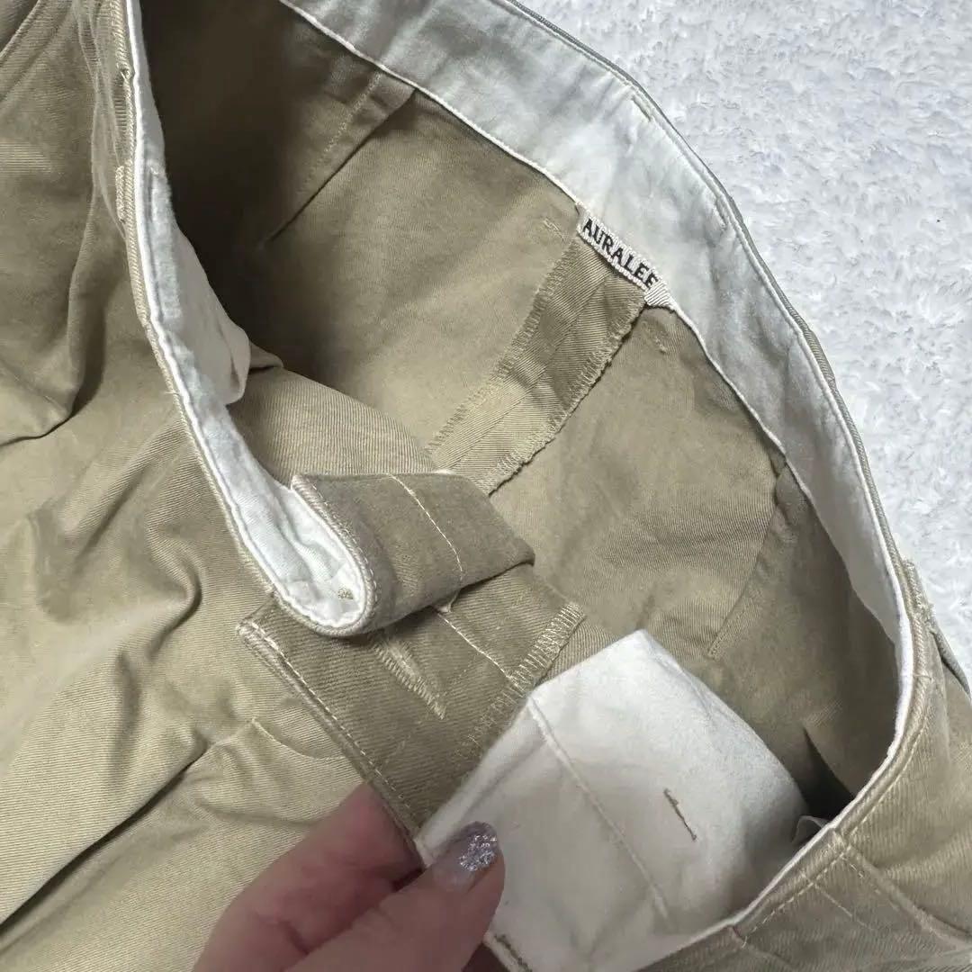 定番 AURALEE オーラリー ロンハーマン チノパンツ ワイドパンツ 1