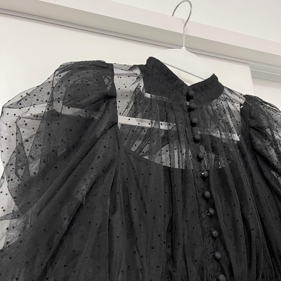 スナイデル　ドットチュールドレス