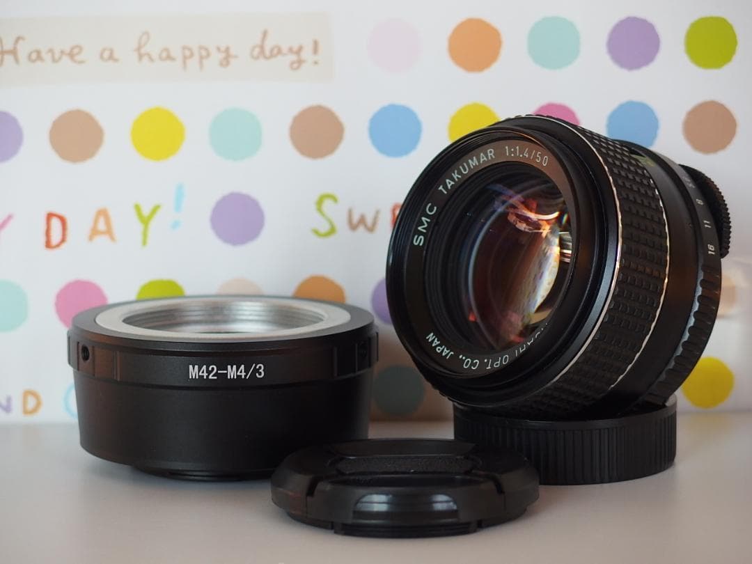 PENTAX SMC Takumar 50mm F1.4 M4/3マウントセット