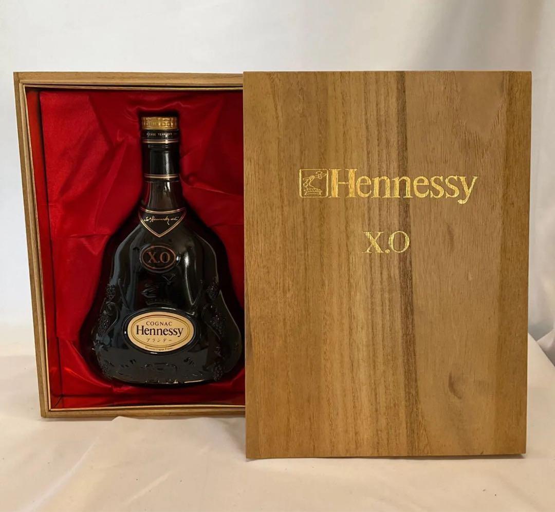 ヘネシー XO 金キャップ グリーンボトル JAS ブランデー 未開封